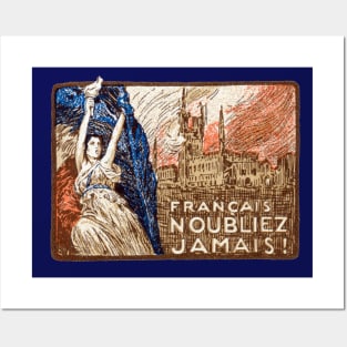 WWI France, Never Forget! Posters and Art